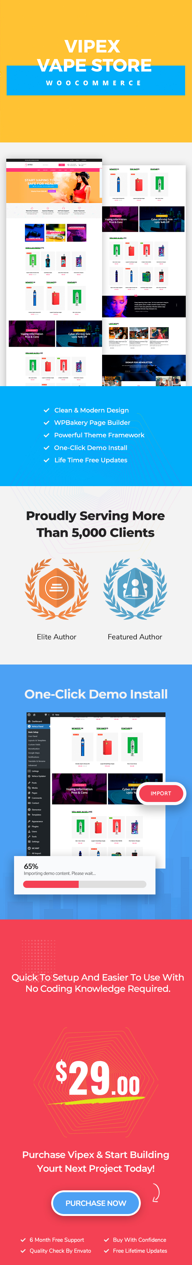 Vipex - Vape Store Theme